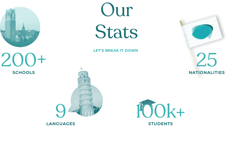 LinguaMeeting Statistics Infographic
